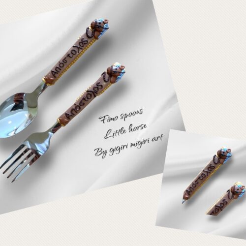 Fimo Spoon Little horse