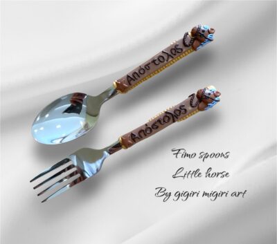 Fimo Spoon Little horse