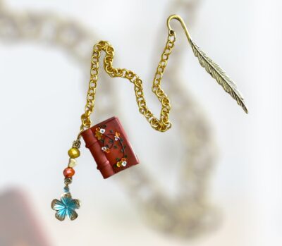 Σελιδείκτης fimo book «flowers»