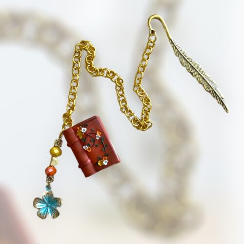 Σελιδείκτης fimo book «flowers»