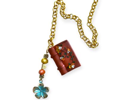 Σελιδείκτης fimo book «flowers»