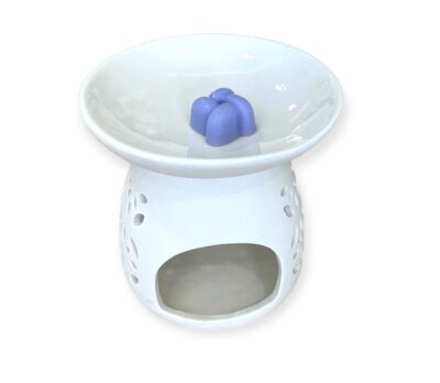 Αρωματισής / καυστήρας wax melts λευκός (μεγάλος)