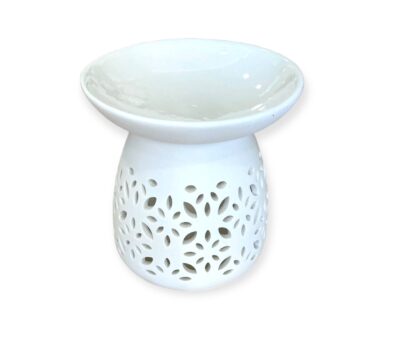 Αρωματισής / καυστήρας wax melts λευκός (μεγάλος)