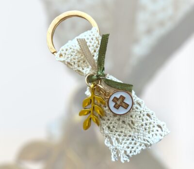 Μαρτυρικό βάφτισης μπρελόκ 'ελιά'