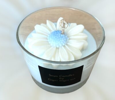 Αρωματικό κερί σόγιας μαργαρίτα (άνθος κερασιάς)