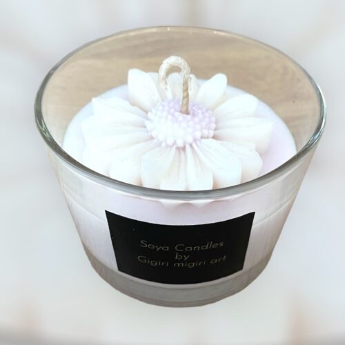 Αρωματικό κερί σόγιας μαργαρίτα (ζαχαρωτό)