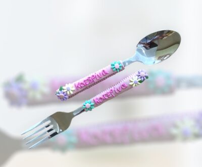 Fimo spoon Μαργαρίτες