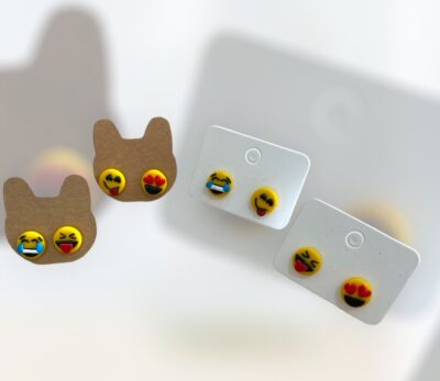 Σκουλαρίκια  fimo emoji