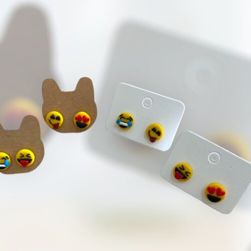 Σκουλαρίκια  fimo emoji