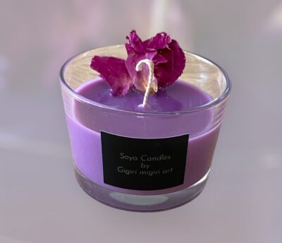 Αρωματικό κερί σόγιας «black orchid»