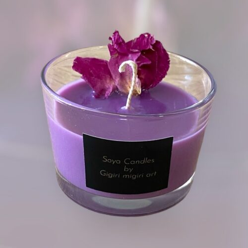 Αρωματικό κερί σόγιας «black orchid»