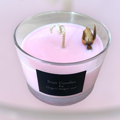 Αρωματικό κερί σόγιας «Rose prick»