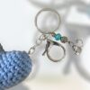 Μπρελοκ amigurumi καρδιά (light blue)