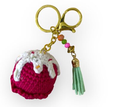 Μπρελόκ amigurumi παγωτίνι