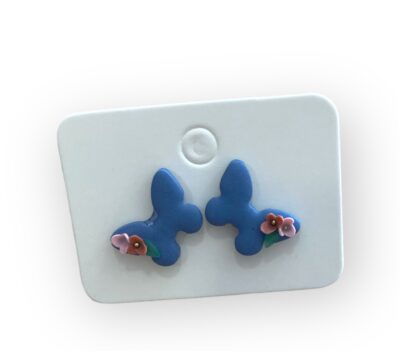 Σκουλαρίκια fimo «little butterflies»