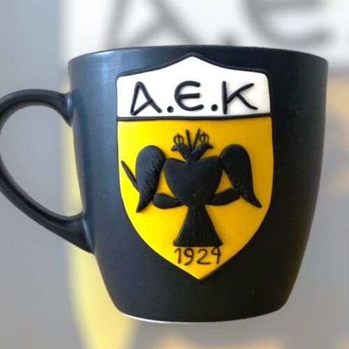 Κούπα fimo «ΑΕΚ»