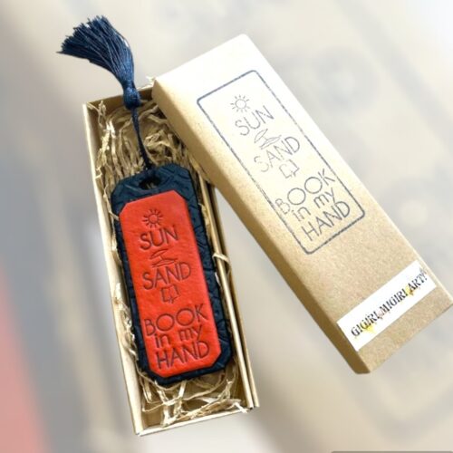 Σελιδοδείκτης fimo leather «summer black»