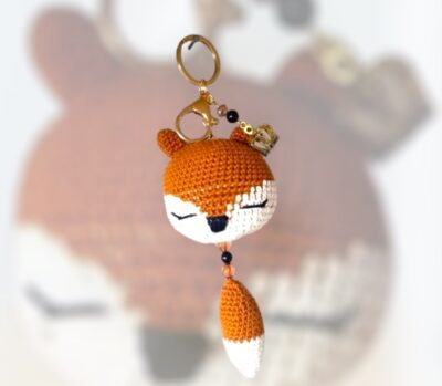 Μπρελόκ amigurumi «fox»
