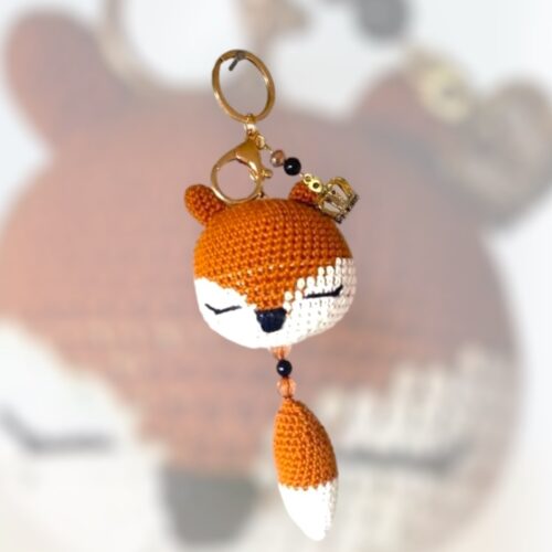 Μπρελόκ amigurumi «fox»