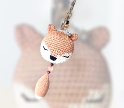 Μπρελόκ amigurumi «foxy»