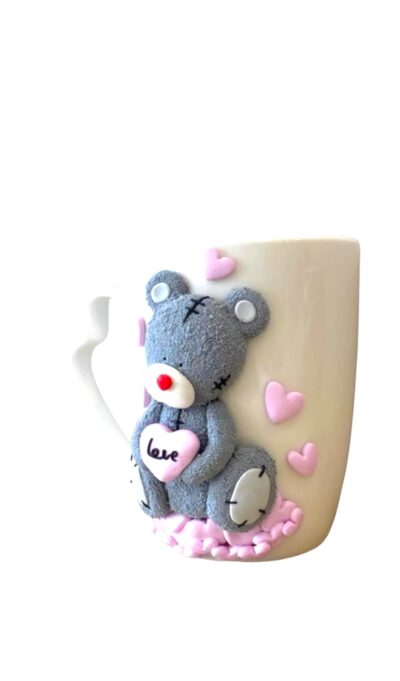 Κούπα fimo «for ever pink»