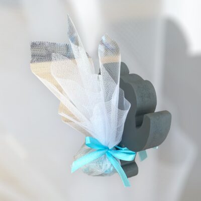 Μπομπονιέρα βάπτισης «boy elephant»