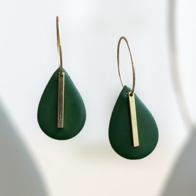 Σκουλαρίκια fimo "Tear"