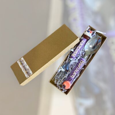 Fimo spoon cup cake-μακαρόν