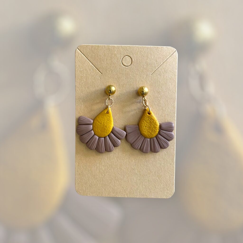 Σκουλαρίκια fimo “boho”