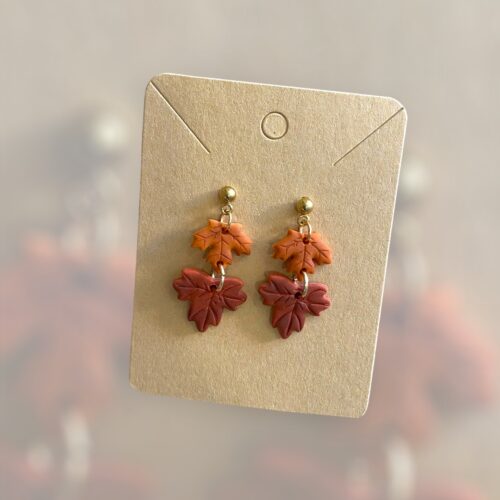 Σκουλαρίκια fimo "autumn"