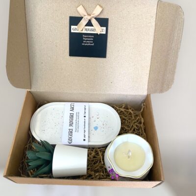 Δωροκουτάκι «terrazzo candle»