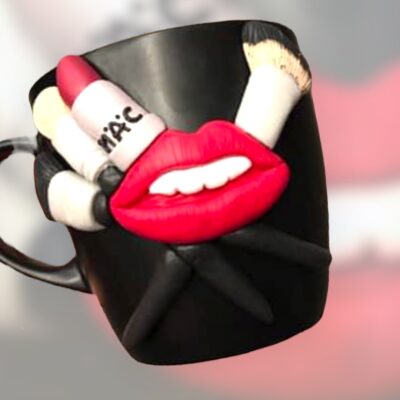 Κούπα fimo «Μακιγιέρ»