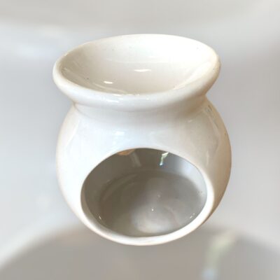 Αρωματιστής/καυστήρας wax melts λευκός (μικρός)