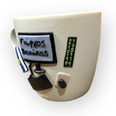Κούπα fimo «Προγραμματιστής»