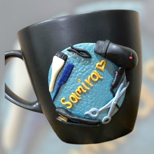 Κούπα fimo «κομμωτής»