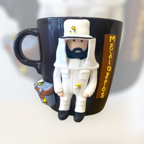 Κούπα fimo «μελισσοκόμος»