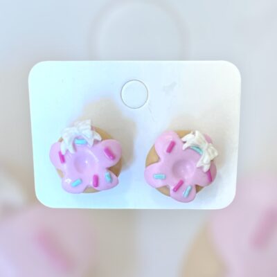 Σκουλαρίκια fimo «donats»