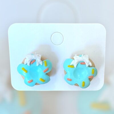 Σκουλαρίκια fimo «donats»