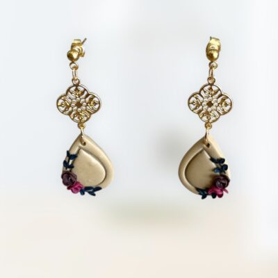 Σκουλαρίκια fimo «morocan»