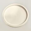 Στρογγυλός δίσκος πορσελάνης λευκός 30εκ