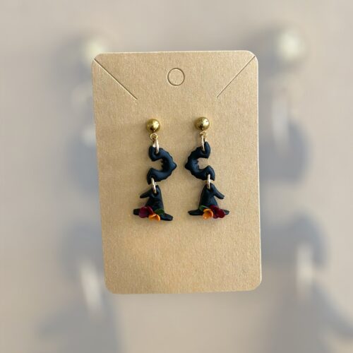 Σκουλαρίκια fimo «magic bat»