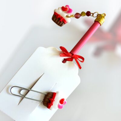 Σετ μολύβι σελιδοδείκτης «muffin»