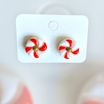 Σκουλαρίκια fimo ''sweet xmas''