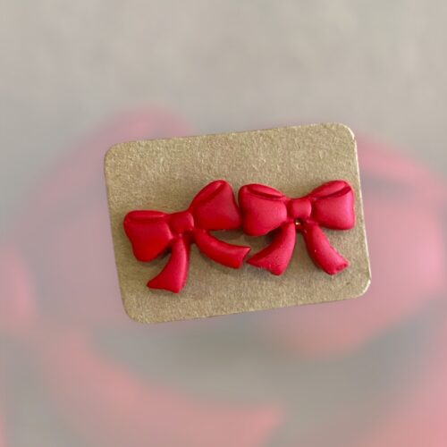 Σκουλαρίκια fimo «little bow»