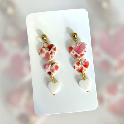 Σκουλαρίκια fimo«sweet heart»