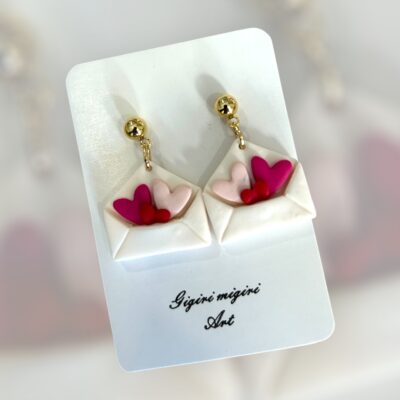 Σκουλαρίκια fimo «lovely»