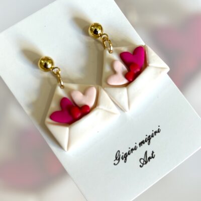 Σκουλαρίκια fimo «lovely»