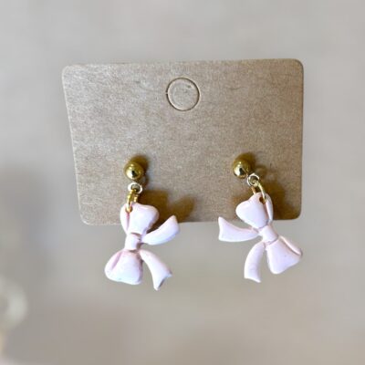 Σκουλαρίκια fimo «little bows 2»