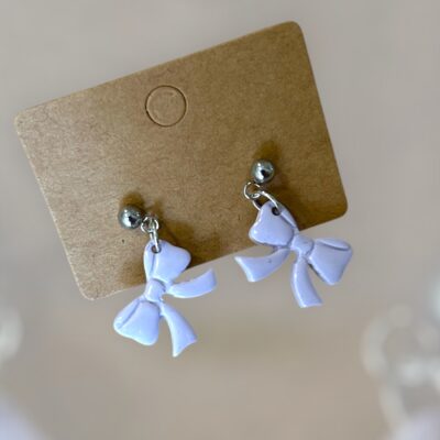 Σκουλαρίκια fimo «little bows 2»