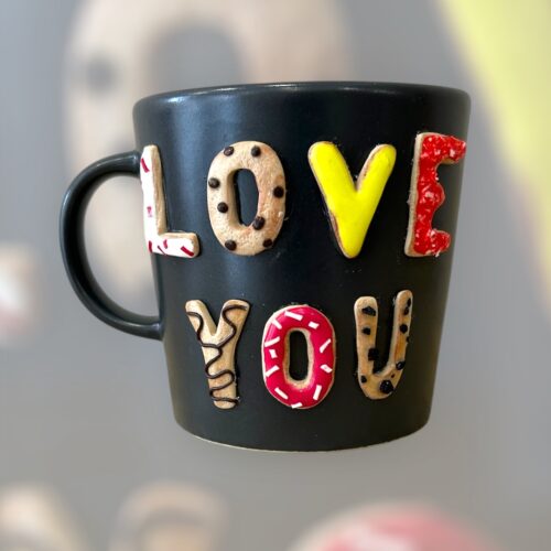 Κούπα fimo «cookies love»